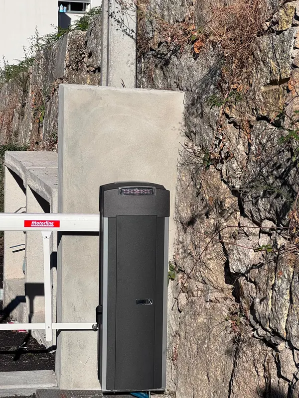 Motorline automatic barrier at a private access